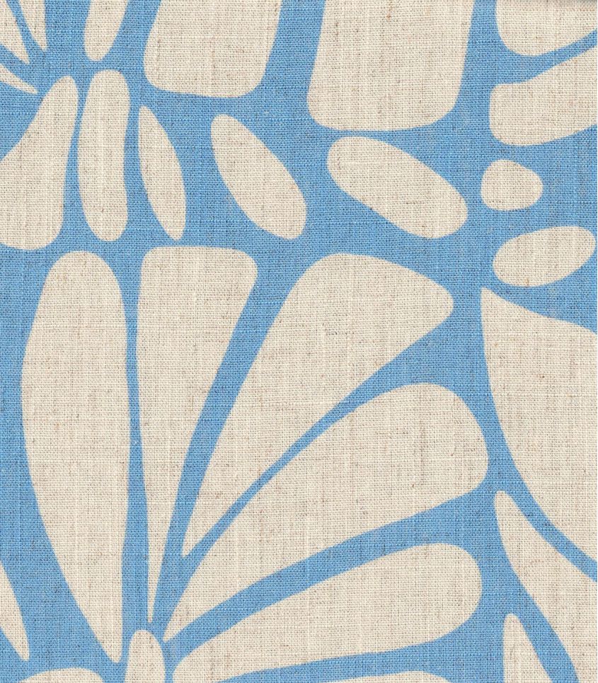 Tissu Lin viscose Chrysalide - Ciel Tissu Lin viscose Chrysalide - Ciel