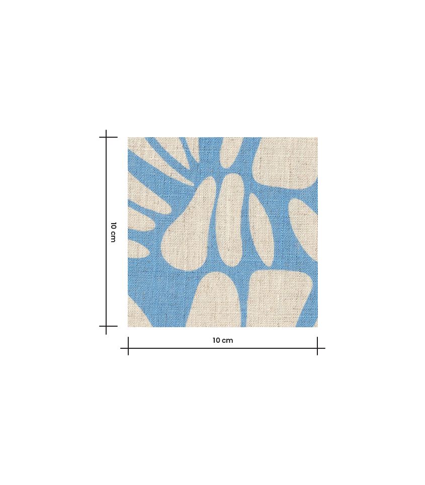 Tissu Lin viscose Chrysalide - Ciel Tissu Lin viscose Chrysalide - Ciel