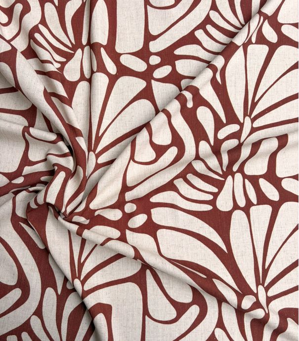 Tissu Lin viscose Chrysalide - Café