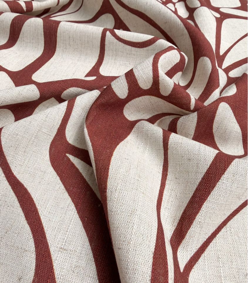 Tissu Lin viscose Chrysalide - Café Tissu Lin viscose Chrysalide - Café