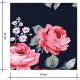 Tissu viscose - Rose de Minuit