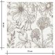 Double gaze - Floraison écru