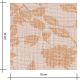 Double gaze jacquard - Hélianthe orange