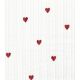 Tissu jersey pointelle - Coeur