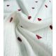 Tissu jersey pointelle - Coeur