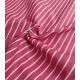 Tissu rayure chemise - Rouge
