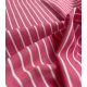 Tissu rayure chemise - Rouge