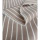 Tissu rayure chemise - Beige