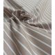 Tissu rayure chemise - Beige