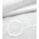 Tissu coton brodé - Capucine
