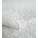 Tissu voile de coton festonné - Florelle