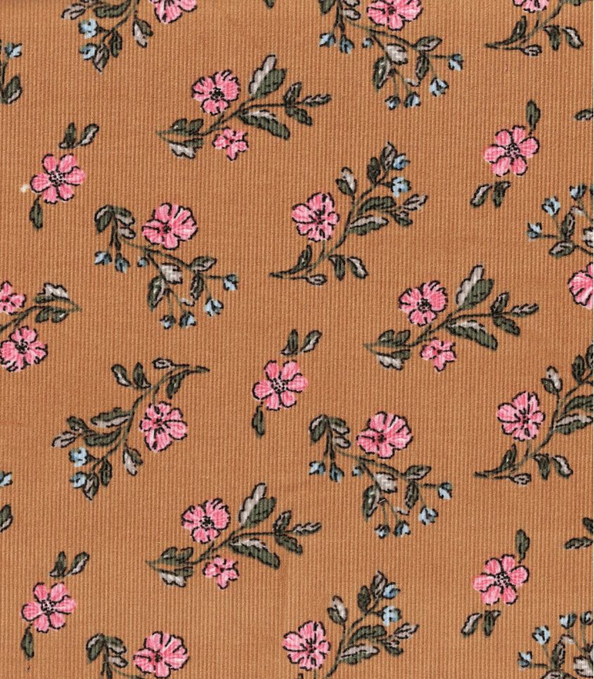 Tissu velours milleraies imprimé - Lina Tissu velours milleraies imprimé - Lina