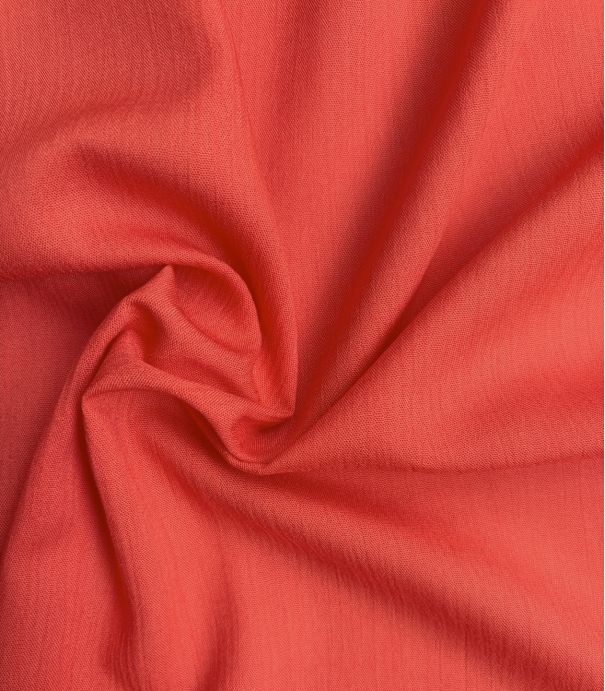Tissu viscose crinckle - Tangerine