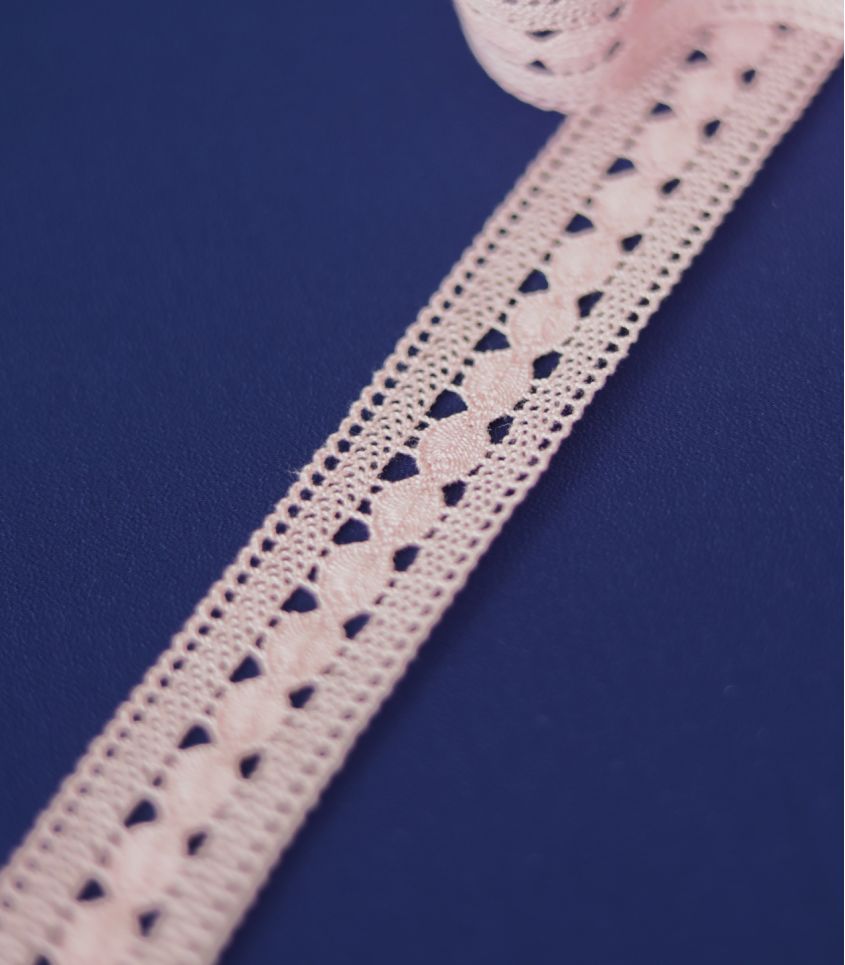 Ruban dentelle 35mm - Dragée