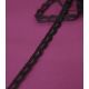 Ruban dentelle 12mm - Noir