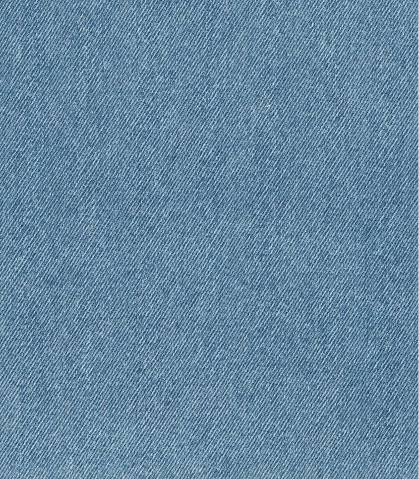 Tissu Denim blanchi - Bleu moyen Tissu Denim blanchi - Bleu moyen