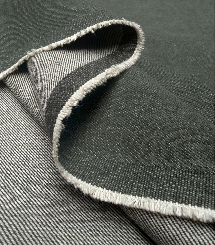 Tissu Denim Heavy - Steel