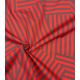 Tissu popeline de coton – Patch Stripes Rouge Moka