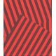 Tissu popeline de coton – Patch Stripes Rouge Moka