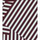 Tissu popeline de coton – Patch Stripes Aqua Choco