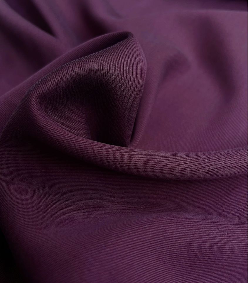 Tissu smooth drape twill- Velvet violet