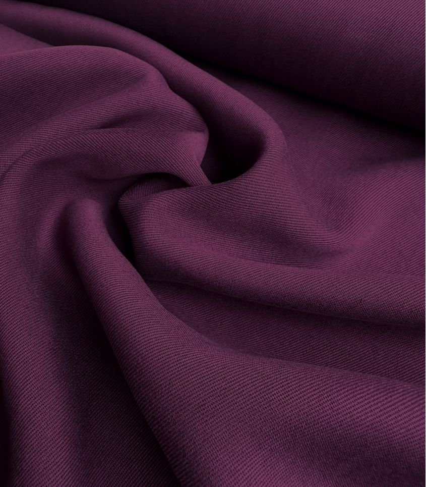 Tissu smooth drape twill- Velvet violet Tissu smooth drape twill- Velvet violet