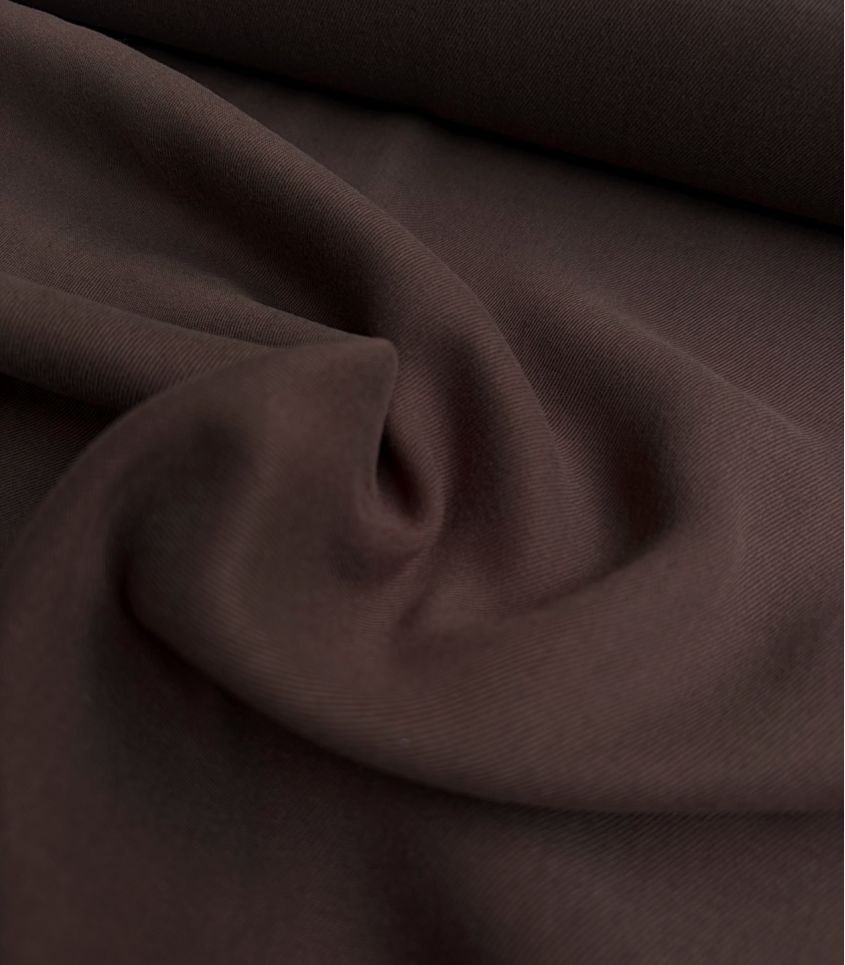 Tissu smooth drape twill- Velvet mocha Tissu smooth drape twill- Velvet mocha