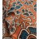 Coton blockprint - Devika caramel