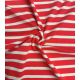 Tissu jersey marinière - Grenadine Vanille