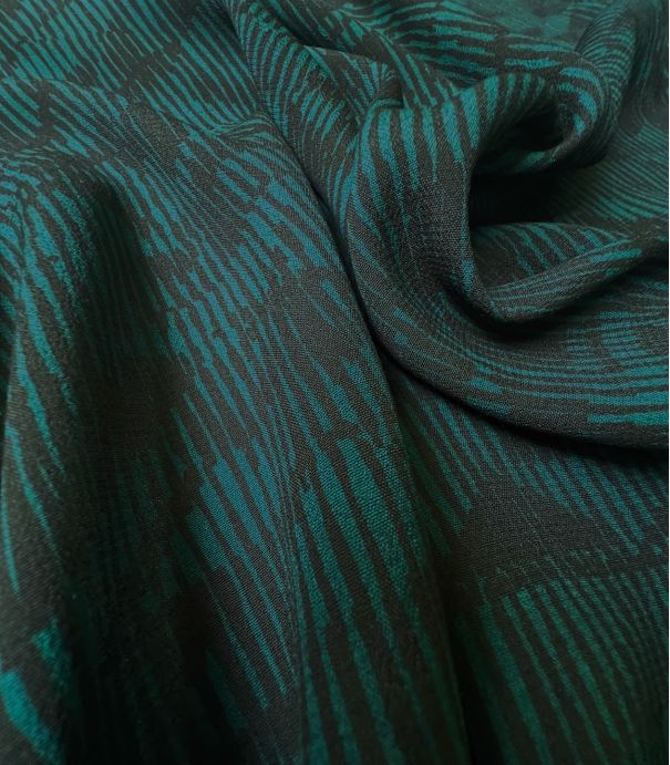 Coupon Crêpe viscose - Sortilège Magic green