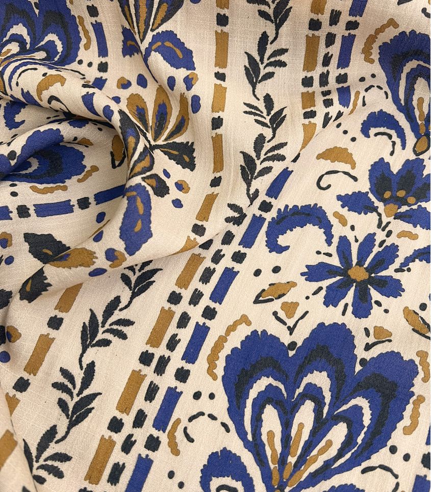 Coupon Crêpe viscose - Acanthes