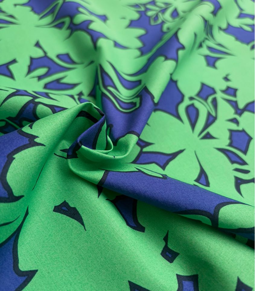 Tissu popeline - Canopé green Tissu popeline - Canopé green