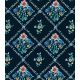 Tissu popeline Herbier secret - marine