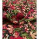 Tissu crêpe viscose - Cosmos bordeaux