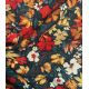 Tissu crêpe viscose - Cosmos tangerine