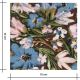 Tissu crêpe viscose - Cosmos toffee