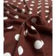 Jersey viscose Pois Rétro – Toffee
