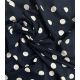 Jersey viscose Pois Rétro – Marine