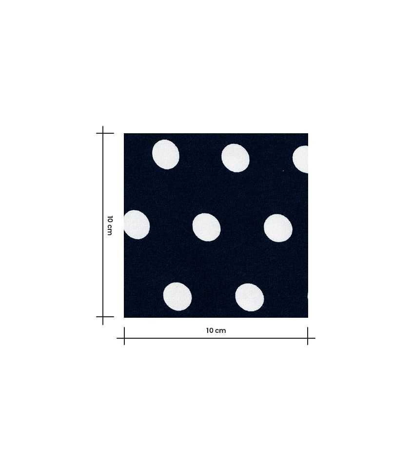 Jersey viscose Pois Rétro – Marine Jersey viscose Pois Rétro – Marine