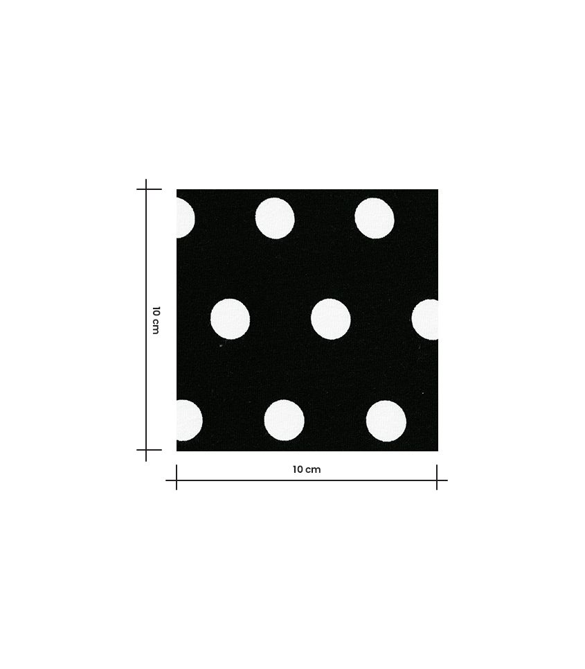 Jersey viscose Pois Rétro – Noir Jersey viscose Pois Rétro – Noir