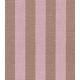 Tissu coton lavé - Rayures Rose Thé