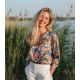 Tissu viscose - Fleurs vagabondes