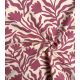 Tissu French terry - Fleurs Sauvages Vieux rose