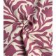 Tissu French terry - Fleurs Sauvages Vieux rose