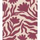 Tissu French terry - Fleurs Sauvages Vieux rose