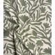 Tissu French terry - Fleurs Sauvages Sauge