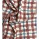 Tissu viscose tramée - Carreaux champêtres