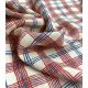 Tissu viscose tramée - Carreaux champêtres