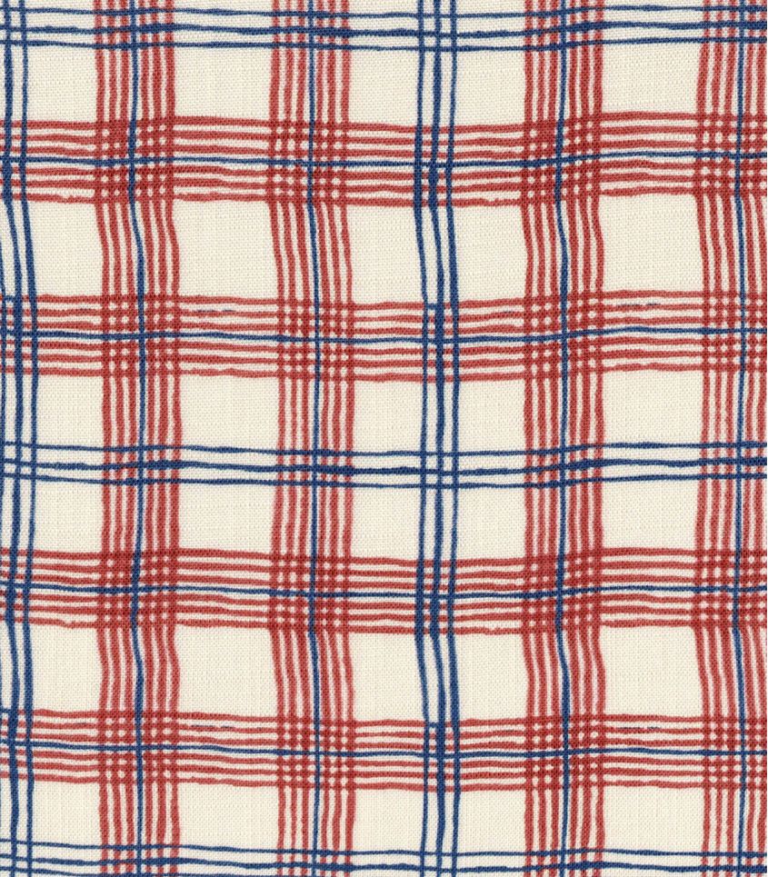 Tissu viscose tramée - Carreaux champêtres Tissu viscose tramée - Carreaux champêtres