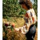 Tissu viscose tramée - Fleur d'Antan